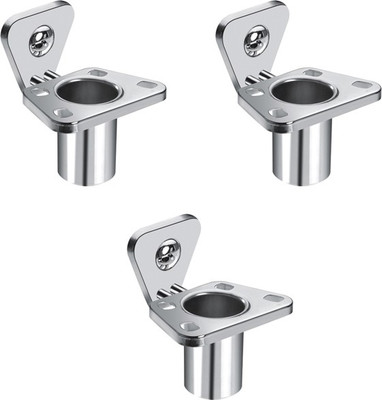 

Handy Stainless steel Toothbrush Stand pack of 3 Stainless Steel Toothbrush Holder(Wall Mount)