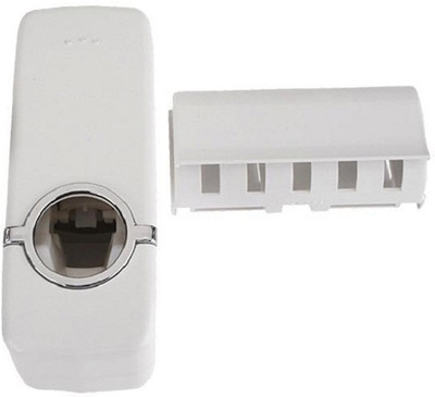 

sugandh sug002 Plastic Toothbrush Holder(White, Wall Mount)
