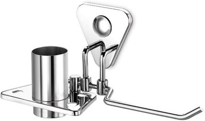 

dazzle with Napkin Stainless Steel Toothbrush Holder(Steel, Wall Mount)