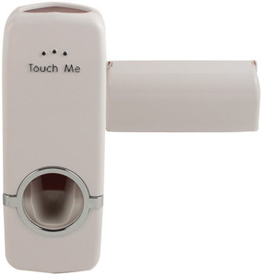 

Ruby Plastic Toothbrush Holder(White, Wall Mount)