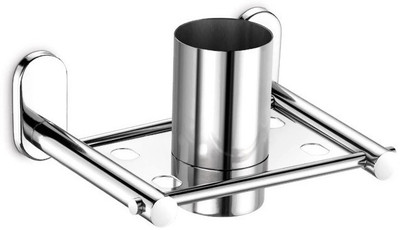

dazzle Stainless Steel Toothbrush Holder(Steel, Wall Mount)