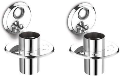 

dazzle Ruby Stainless Steel Toothbrush Holder(Steel, Wall Mount)