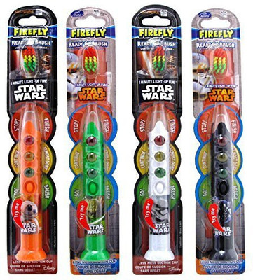 

Firefly Firefly Star Wars Ready 1-Minute Timer (Colors May Vary) (2 Pack) Soft Toothbrush