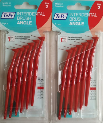

TePe Red ANGLE Interdental Soft Toothbrush(Pack of 2)