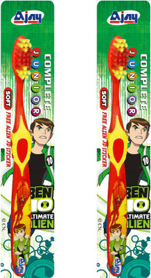 

Ajay COMPLETE JUNIOR Pack Of 2 Soft Toothbrush