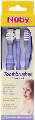 

Nuby 3 Piece Set Toothbrush