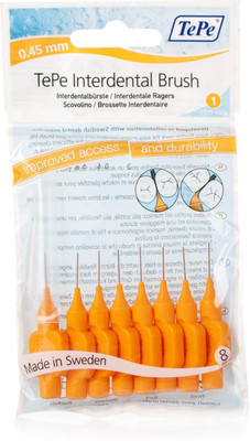 

TePe Interdental Original - 0.45mm (Pack of 8) Soft Toothbrush