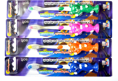 

Pin to Pen Kids Teddy Soft Toothbrush(Pack of 4)