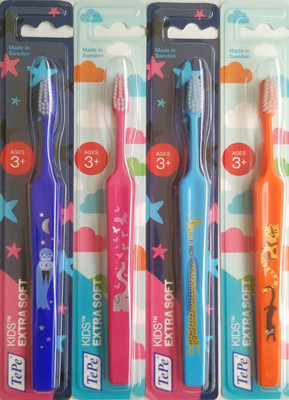 

TePe KIDS for 3 to 12 year olds Extra Soft Toothbrush
