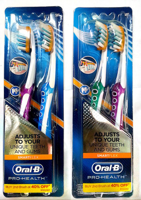 

Oral-B pro-health smart flex soft Toothbrush(Pack of 2)