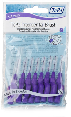 

TePe Interdental Original - 1.1mm (Pack of 8) Soft Toothbrush