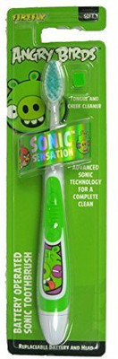 

rovio Angry Birds Sonic Sensation (Green) Soft Toothbrush
