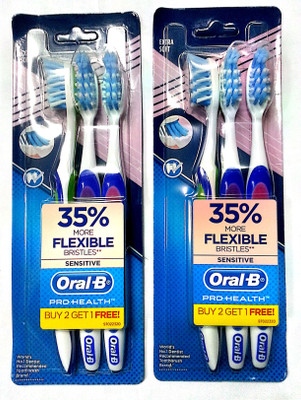 

Oral-B Prohealth Sensitive Extrasot Toothbrush(Pack of 2)