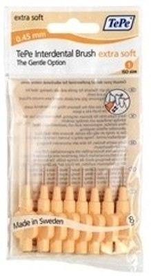 

TePe Interdental - 0.45mm (Pack of 8) Extra-Soft Toothbrush