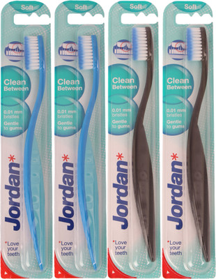 

Jordan Kids Clean Between Pack of Four - 3 Soft Toothbrush(Pack of 4)