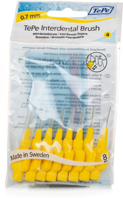 

TePe Interdental Original - 0.7mm (Pack of 8) Soft Toothbrush