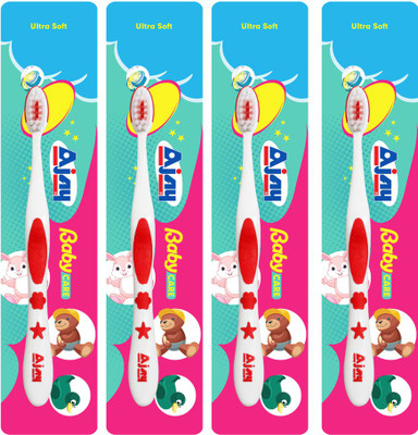 

Ajay BABY CARE Pack Of 4 Ultra Soft Toothbrush