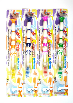 

Pin to Pen Kids Rabbit Soft Toothbrush(Pack of 4)