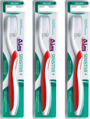 

Ajay SENSITIVE + Pack Of 3 Ultra Soft Toothbrush