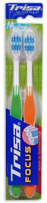 Trisa Matrix Orange, Green Medium Toothbrush