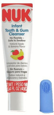 

Nuk Infant Tooth and Gum Cleanser and Finger Toothbrush Set(40 g)