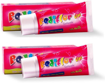 Pediflor Kidz Bubble Gum Toothpaste(140 g, Pack of 2) Pediflor Kidz Bubble Gum Toothpaste(140 g, Pack of 2)