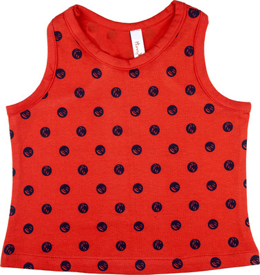 

Hunny Bunny Casual Cotton Tank Top(Orange, Pack of 1, Coral red