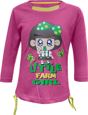 

Kothari Girls Casual Cotton Top(Pink, Pack of 1, Dark pink