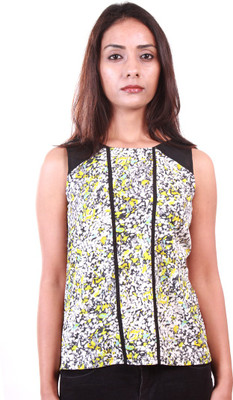 

AR2 Casual Sleeveless Printed Women's Multicolor Top, Multi