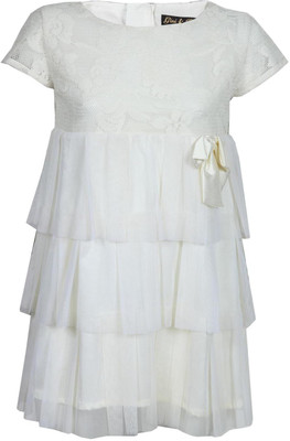

Gini & Jony Girls Casual Cotton Top(White, Pack of 1, Off white