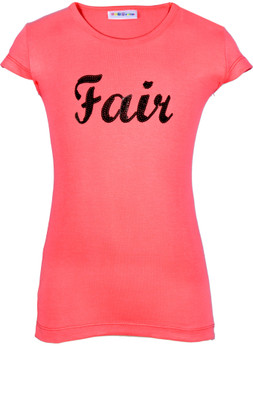 

Lil Orchids Casual Cotton Top(Pink, Pack of 1, Blossom berry