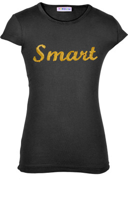 

Lil Orchids Casual Cotton Top(Black, Pack of 1
