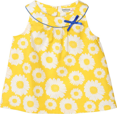 

Beebay Casual Cotton Top(Yellow, Pack of 1)