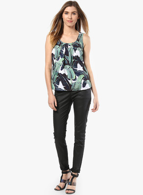 

Only Casual Sleeveless Printed Women's Green, White Top, Cloud dancer
