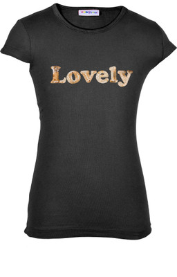 

Lil Orchids Casual Cotton Top(Black, Pack of 1