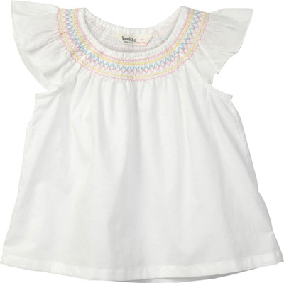 

Beebay Casual Cotton Top(White, Pack of 1)