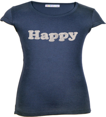 

Gkidz Girls Casual Cotton Top(Pack of 1, Navy