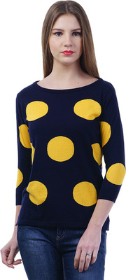 

Kalt Casual 3/4th Sleeve Self Design Women's Multicolor Top
