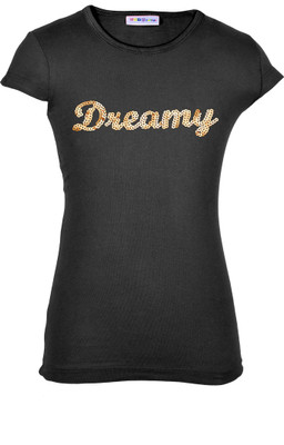 

Lil Orchids Casual Cotton Top(Black, Pack of 1