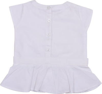 

Buttercups Casual Top(Grey, Pack of 1, White