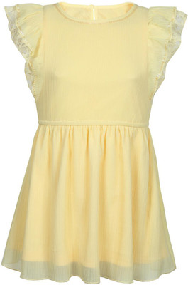 

Gini & Jony Baby Girls Casual Polyester Top(Yellow, Pack of 1, 1293