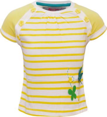 

Kothari Baby Girls Casual Cotton Top(White, Pack of 1, Yellow
