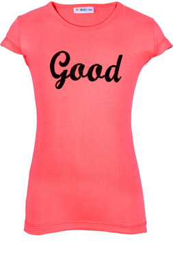 

Lil Orchids Casual Cotton Top(Pink, Pack of 1, Blossom berry