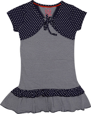 

SuperYoung Girls Casual Cotton Top(Dark Blue, Pack of 1, Navy