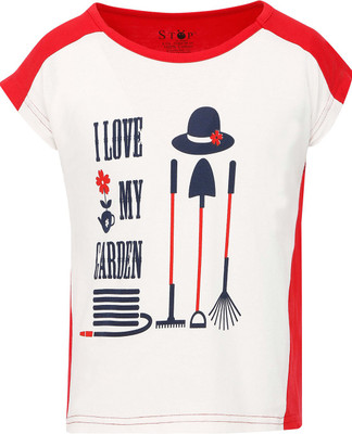 

Stop By Shoppers Stop Girls Casual Cotton Top(Red, Pack of 1