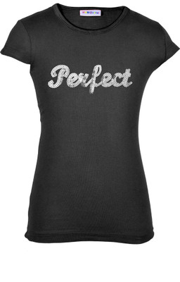

Lil Orchids Casual Cotton Top(Black, Pack of 1