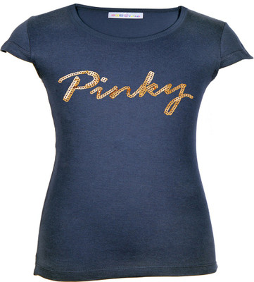 

Gkidz Girls Casual Cotton Top(Pack of 1, Navy
