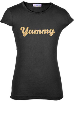 

Lil Orchids Casual Cotton Top(Black, Pack of 1