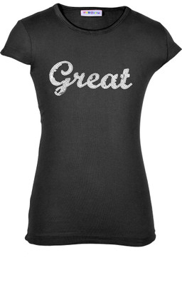 

Lil Orchids Girls Casual Cotton Top(Black, Pack of 1