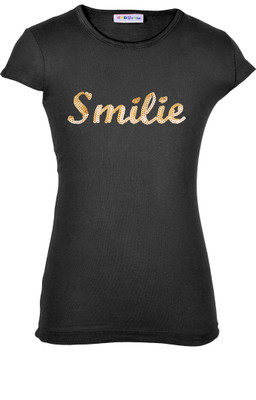 

Lil Orchids Casual Cotton Top(Black, Pack of 1